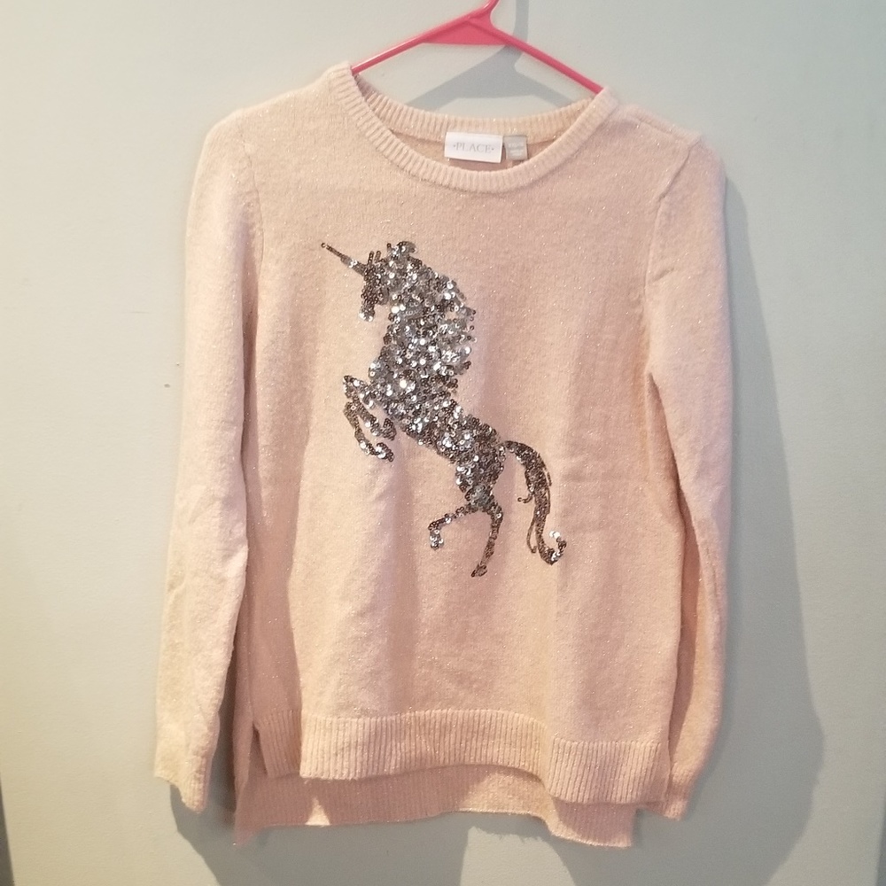 girls unicorn sweater